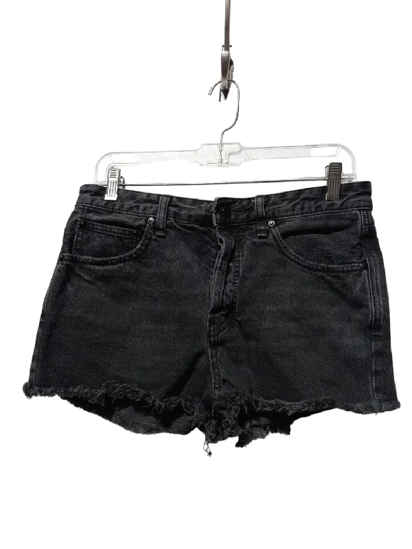 Black Denim Shorts Free People, Size 6