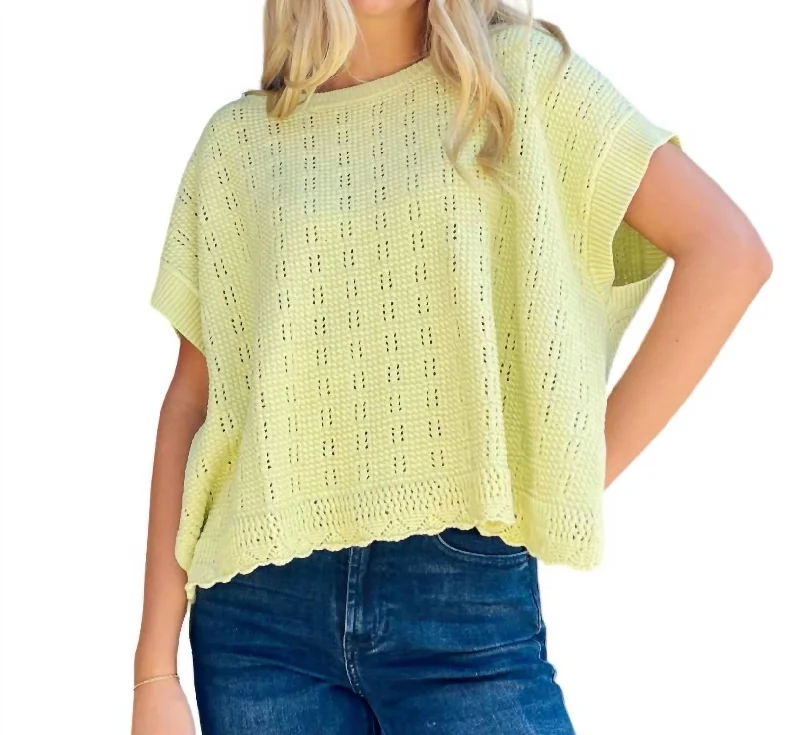 Layering Sweater In Citrus