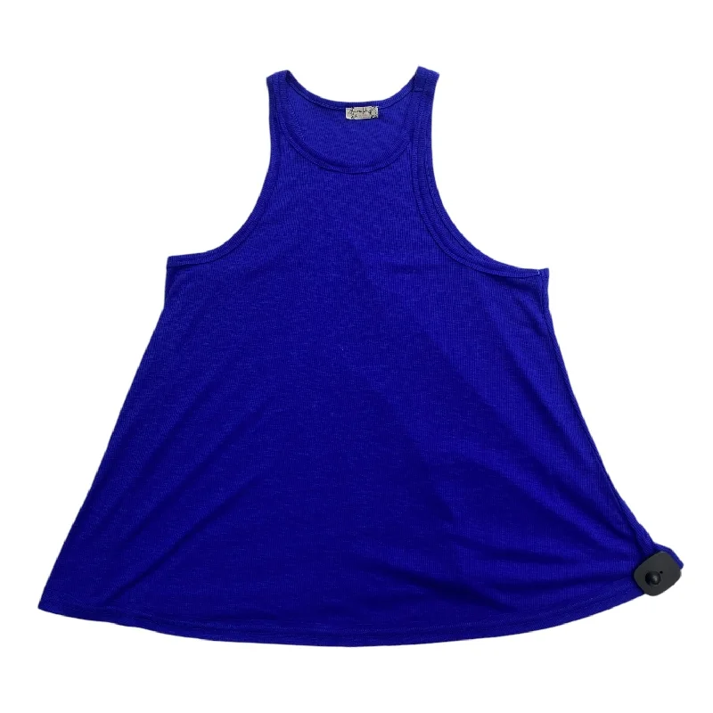 Top Sleeveless By Free People In Blue, Size: M