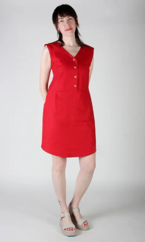 Honeycreeper Dress - Red