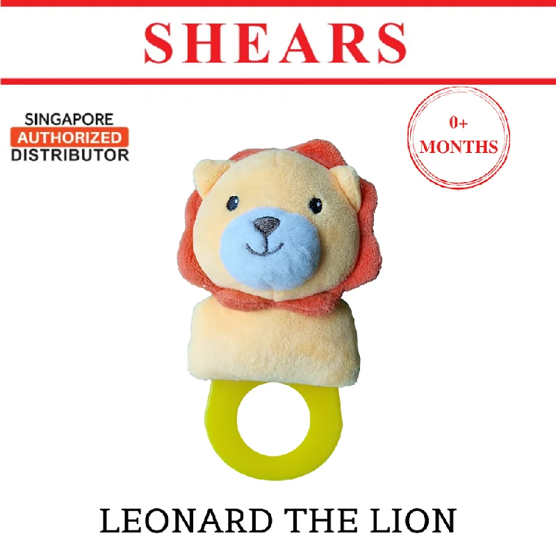 Shears Baby Soft Toy Toddler Teether Toy Savanna Series Leonard the Lion