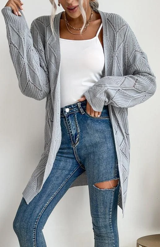 Thin Twist Women Cardigan Sweater